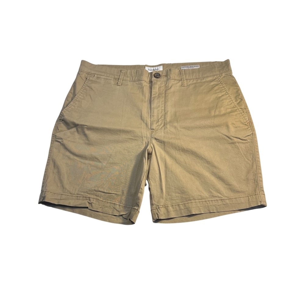 Goodfellow Khaki The Every Where Shorts Men's Size 32 Casual‎ Golf Summer